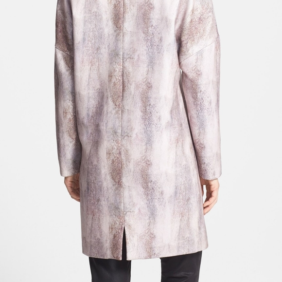 Fur Print Coat - US Size 4 Maison Scotch - Picture 3 of 6